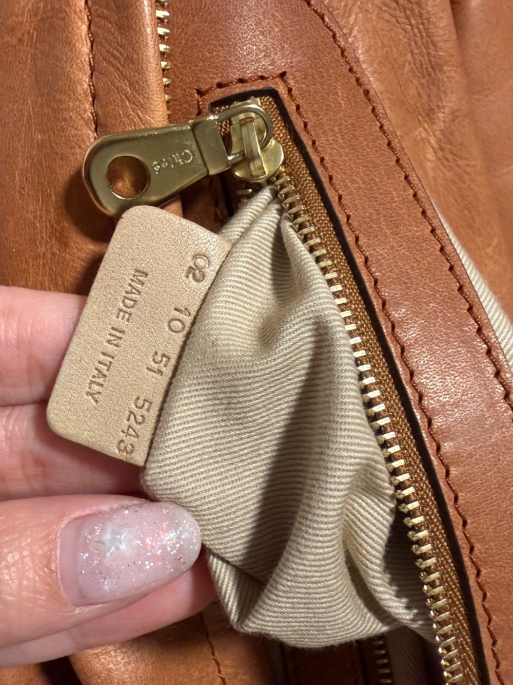 Chloe Silverado Shoulder Bag Medium in Chestnut Brown - Picture 6 of 7